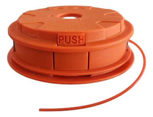 Carrete Cabezal Porta Hilo Desbrozadora Universal Auto Color Rojo