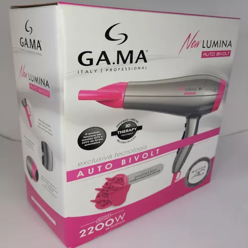 Secador De Cabelo Gama 2200w Salão Difusor Prancha Titanium