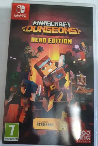 Jogo Minecraft Dungeons Hero Edition Nintendo Switch Fisico