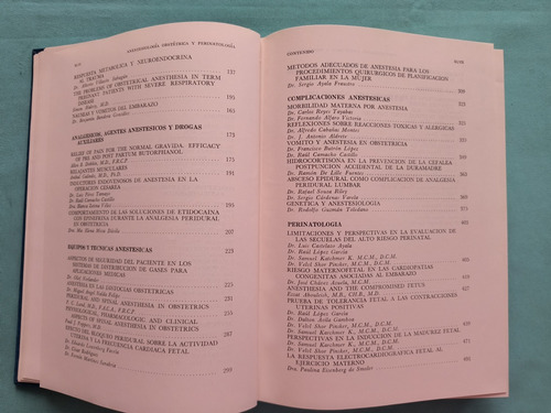 Anestesia Obstétrica Y Perinatología (Usado)
