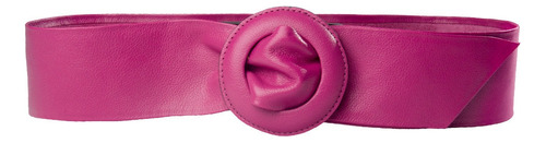 Cinto Feminino Ideal Usar Vestido Faixa Largo Blogueira Cor Pink Desenho Do Tecido Couro Legítimo Tamanho 100