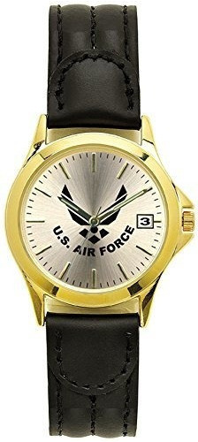 Reloj Aqua Force Air Force De Laton Dorado Con Correa De Pie