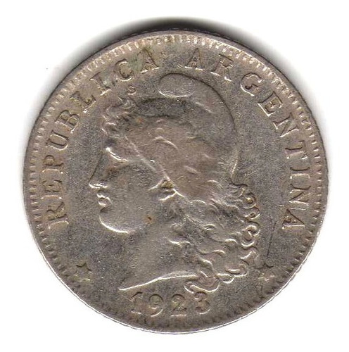 Moneda Argentina Niquel 20 Centavos 1923 Mb+