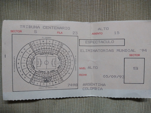 Imagen 2 de 3 de Entrada Argentina 0 Colombia 5