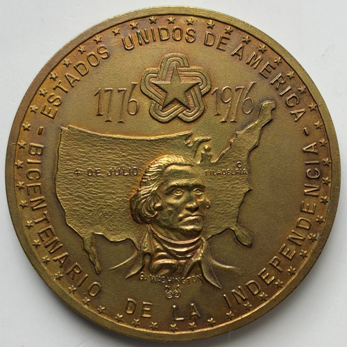 Medalla Estados Unidos Bicentenario Independencia 1976 