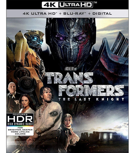 Blu Ray 4k Ultra Hd Transformers Last Knight Original 