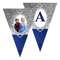Comprar Banderin Frozen Imprimible Personalizado