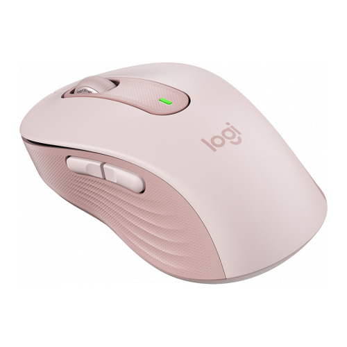 Mouse Sem Fio Logitech M650 2000 Dpi Bluetooth Usb Rose