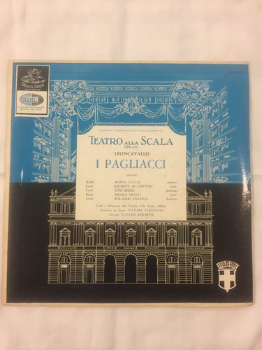 Disco Vinilo Pagliacci Lp Teatro Scala Leoncavallo Angel