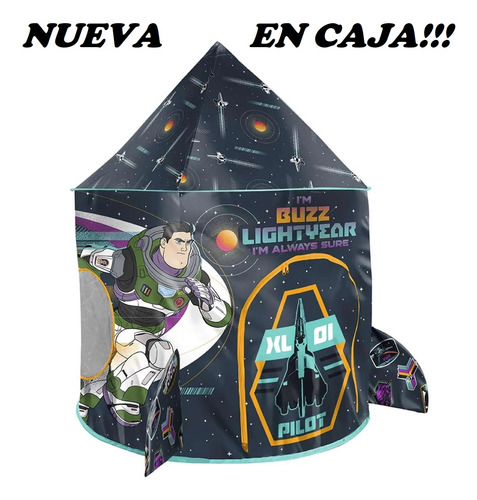 Casa De Campaña Infantil Buzz Lightyear Nave Apache En Caja Azul (Usado)