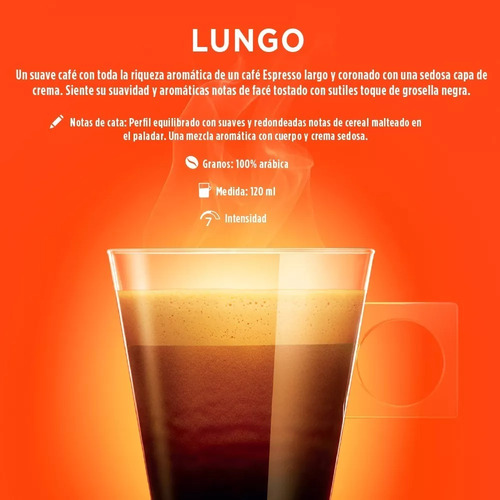 Cápsulas Nescafé Dolce Gusto Lungo