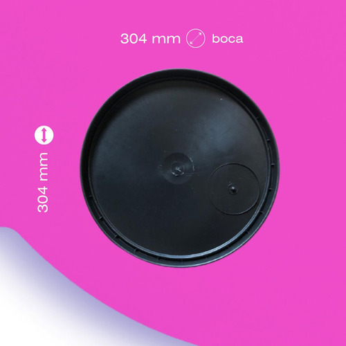 Balde 16l Para Fazer Vaso 5 Pças