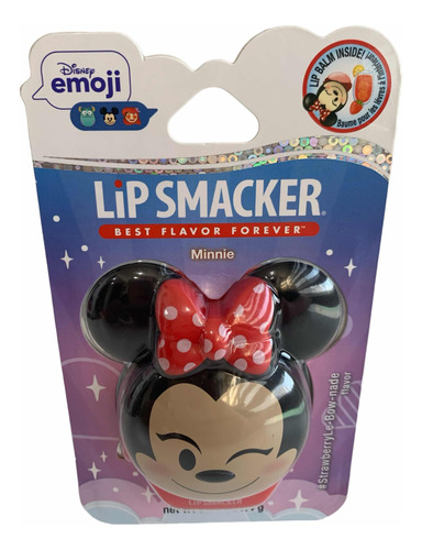 Lip Smacker Balsamo Para Labios Modelo Minnie Sabor Fresa