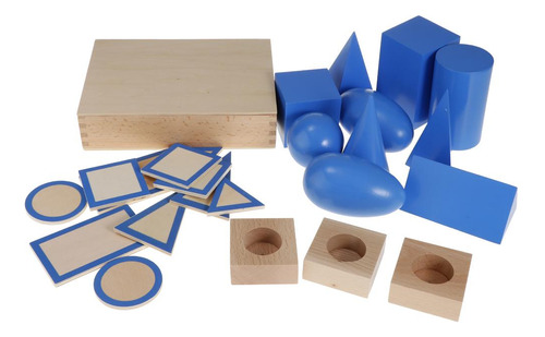 Material De Montessori Matemáticas - Sólidos Geométricos