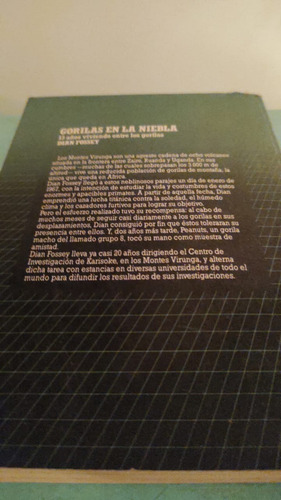 Gorilas En La Niebla. Dan Fossey (Usado)
