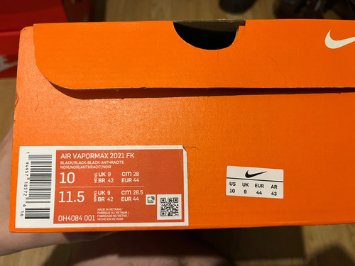 Zapatillas Nike Air Vapormax 2021 Fk Como Nuevas En Caja (Usado)