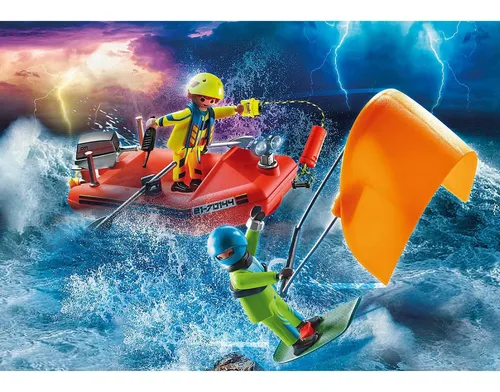 Playmobil Lancha De Resgate Kitesurfer City Action