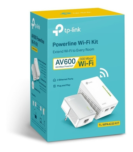 Kit Power Line Av600  Wi-fi 300mbps (nueva Version)