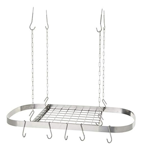 Fox Run 74935 Oval Pot Rack Carbon Steel