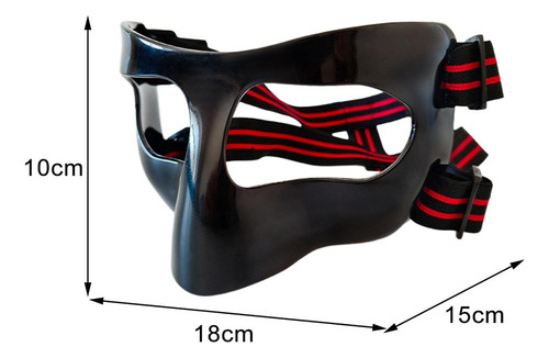 Máscara De Basquete Facial Protetor De Nariz Máscara