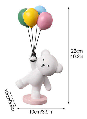 Nuevo Decoración De Oso Con Forma De Globo De Resina Para