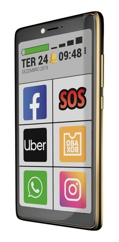 Imagem 1 de 4 de Obabox ObaSmart 3 Dual SIM 32 GB ouro 1 GB RAM