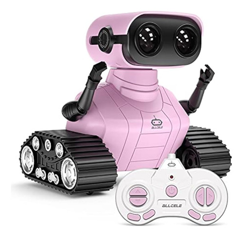 Juguetes Robot Para Niñas Allcele, Robots Rc Recargables Par