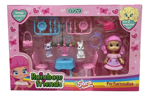 Rainbow Friends Muñeca Perfumada C/accesorios Ditoys Yamanca