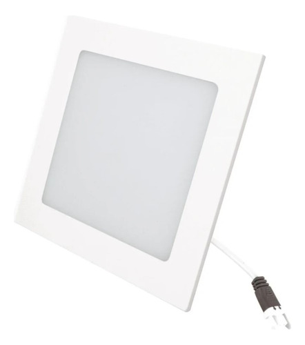 Luminario Led Empotrable Cuadrado 18w Ultra Delgado Plafón