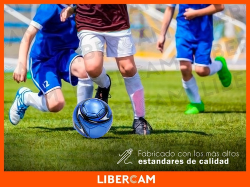 Pelota De Futbol Deportes Infantil Niños Colores N° 5 Color Azul