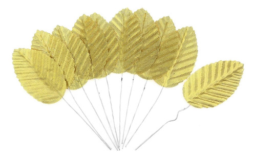 Aylifu 200 Piezas De Hojas Artificiales Doradas, Hojas De Pa