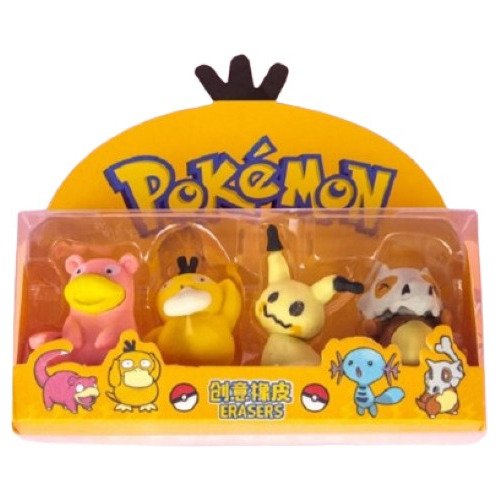 Set De Goma De Borrar Pokémon  Elige Tus Personajes