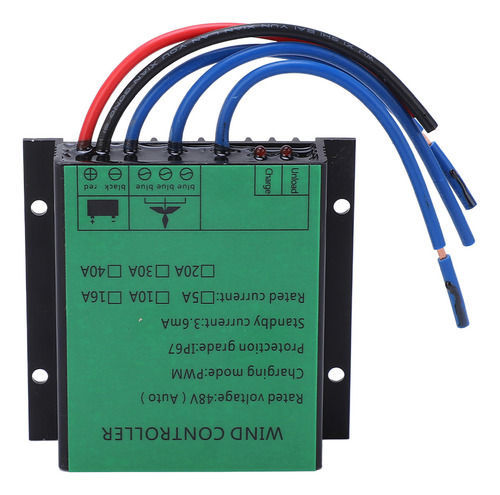 Zhmy Generador Controlador De Turbina Eólica De 48 V, 1000