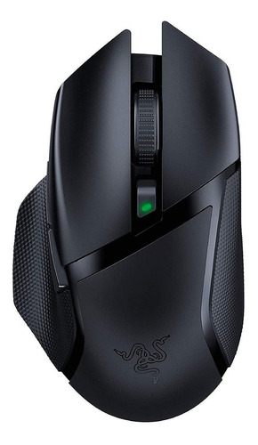 Imagem 1 de 3 de Mouse para jogo sem fio Razer  Basilisk X Hyperspeed preto