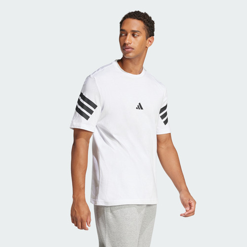 Playera adidas Casual Future Icons Hombre Blanco Jd4880