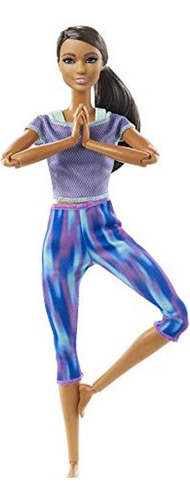 Muñeca Barbie Made To Move Articulada Nº 6 Mattel