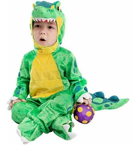 Disfraz De T-rex Verde Para Bebé Para Halloween Trick Or Tre