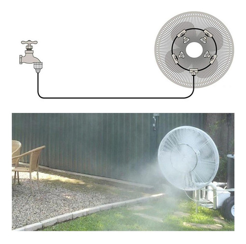 Kit De Ventilador De Al Aire Libre, Juego De Diámetro 46 Cm
