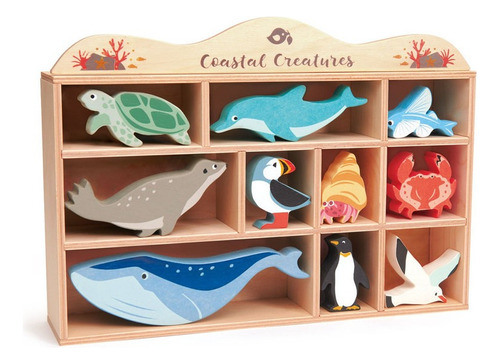 Tender Leaf Toys Animales Oceano Mar Juguete Niños Madera