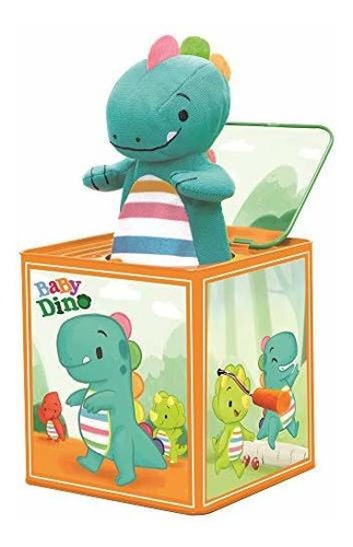 Schylling Baby Dino Jack In The Box, Verde (bdjitb)