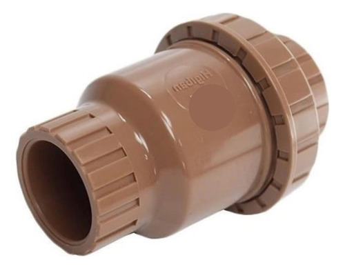 Válvula De Retenção Soldável 25mm - 3/4 Higiban Pvc Marrom