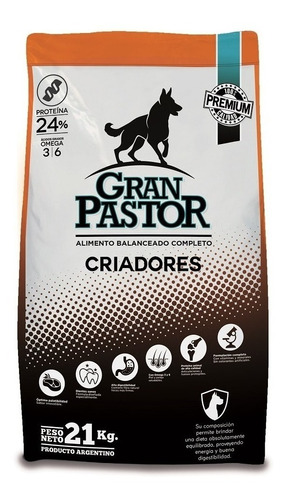 Alimento Perros Adultos Criador Gran Pastor 21kg