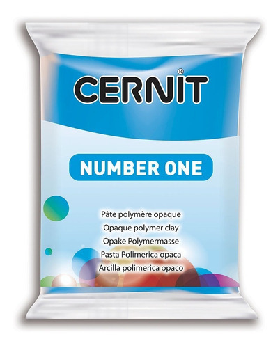 Cernit Number One Arcilla Polimérica 56 G Colores A Elección Color Azul