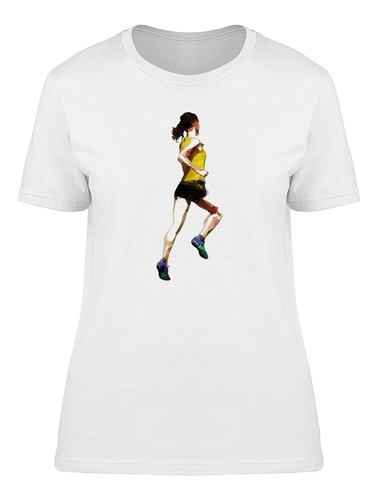 Mujer Corriendo Camiseta De Mujer