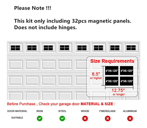 Imanes Para Ventanas Y Puertas De Garaje Paneles Magnéticos