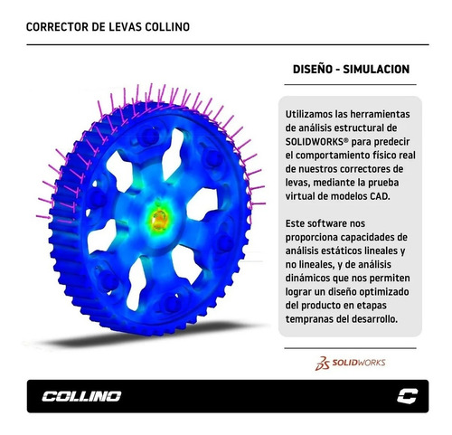 Corrector De Levas Collino Chevrolet Corsa 1.6 Rojo C-shop