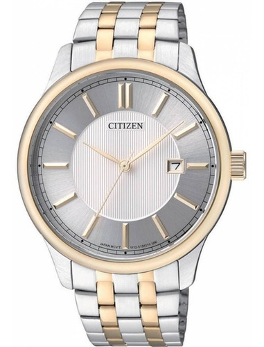 Reloj Citizen 60533 Bi1054-55a Hombre Combinado *watchsalas* Color del fondo Plateado 60533