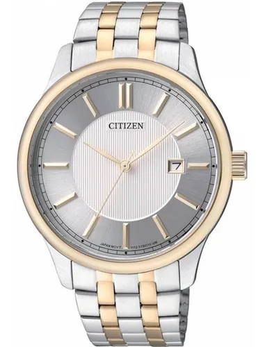 Reloj Hombre Citizen Dorado An8132 Crono Acero Wr 100 Promo