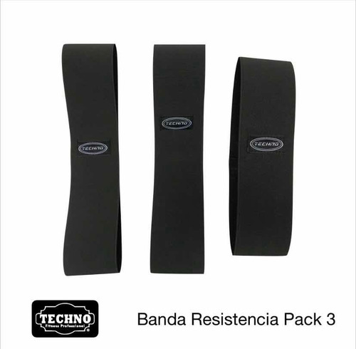 Pack 3 Bandas Cadera Hip Ejercicio Pierna Gluteo Fitness