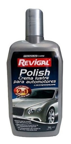 Imagen 1 de 7 de Cera Auto Polish Pule Lustra Brillo Intenso Revigal 580cm3
